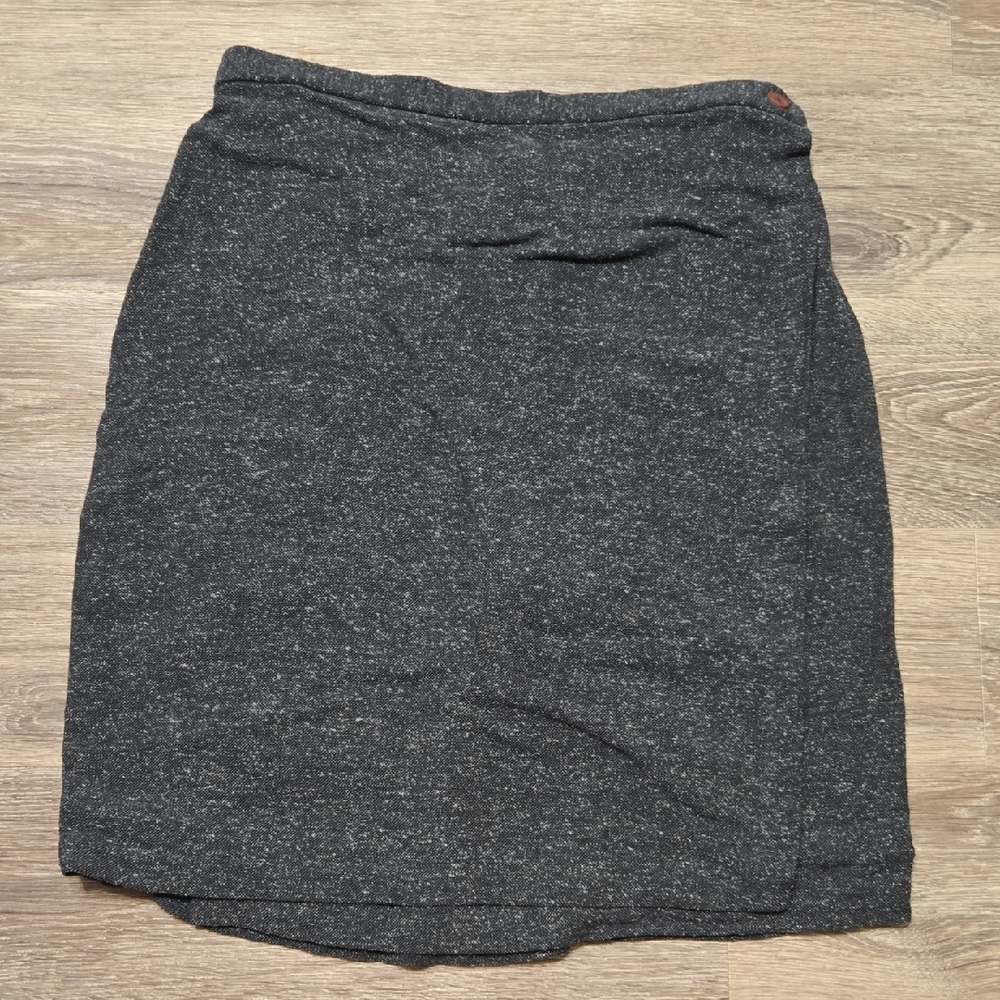 Vintage Eileen Fisher Wool/silk Blend Wrap Pencil Skirt sz 2